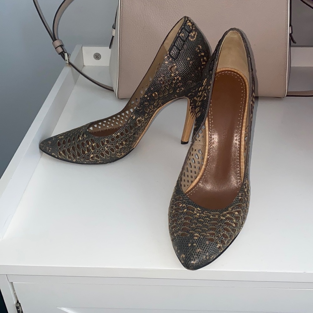 Proenza Schouler Snakeskin pumps